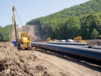 oil and gas pipeline project in Italy